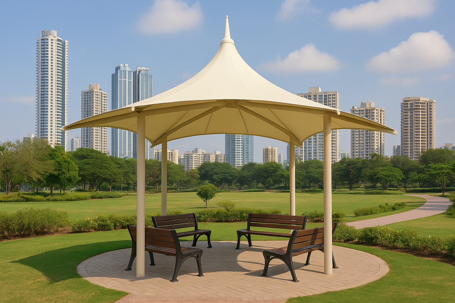 Elegant Tensile Gazebo Designs M