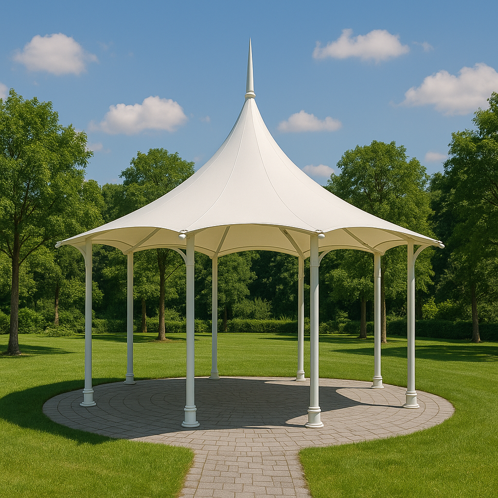 Elegant Tensile Gazebo Designs
