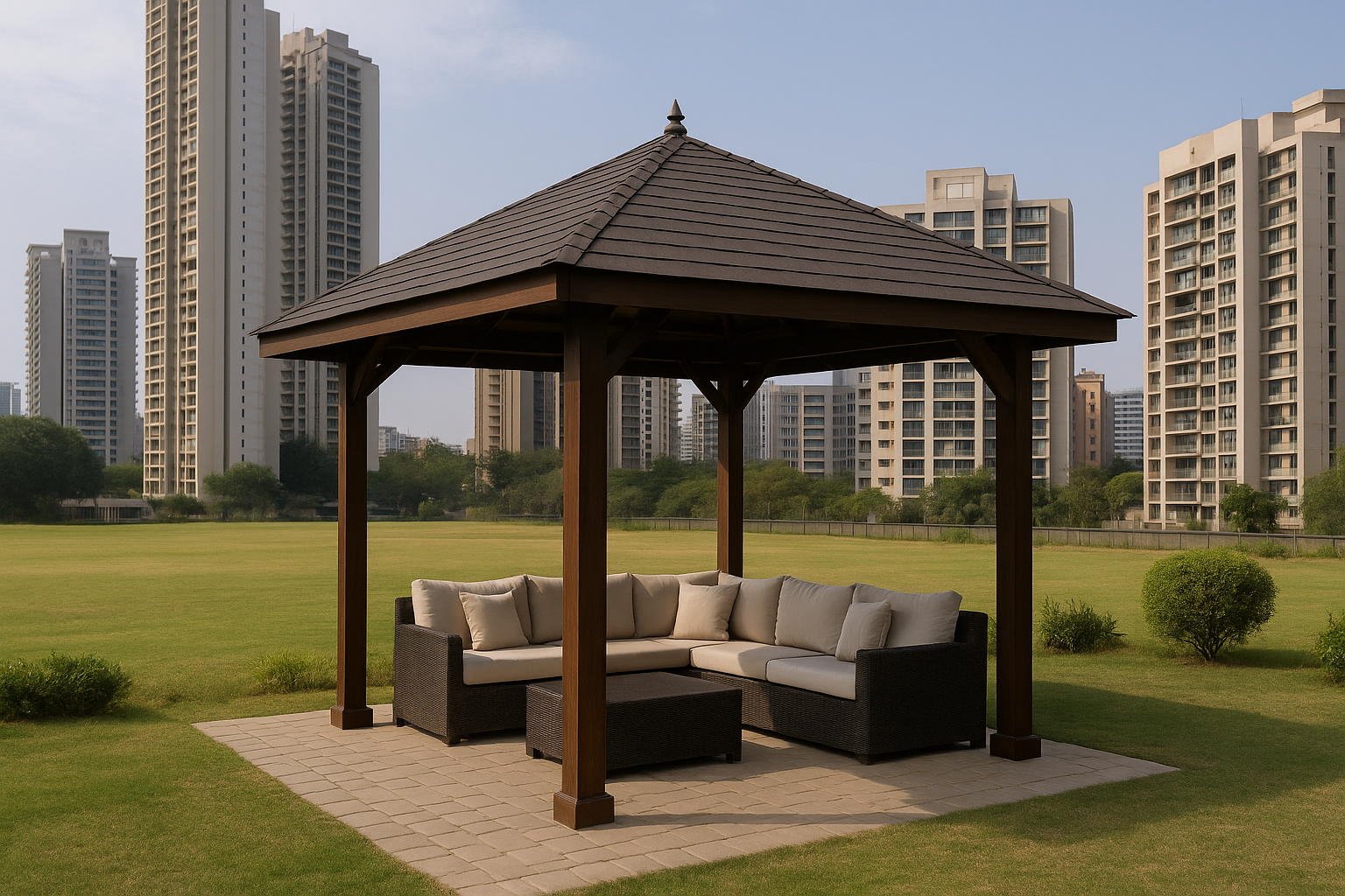 Gazebo and Outdoor Lounges