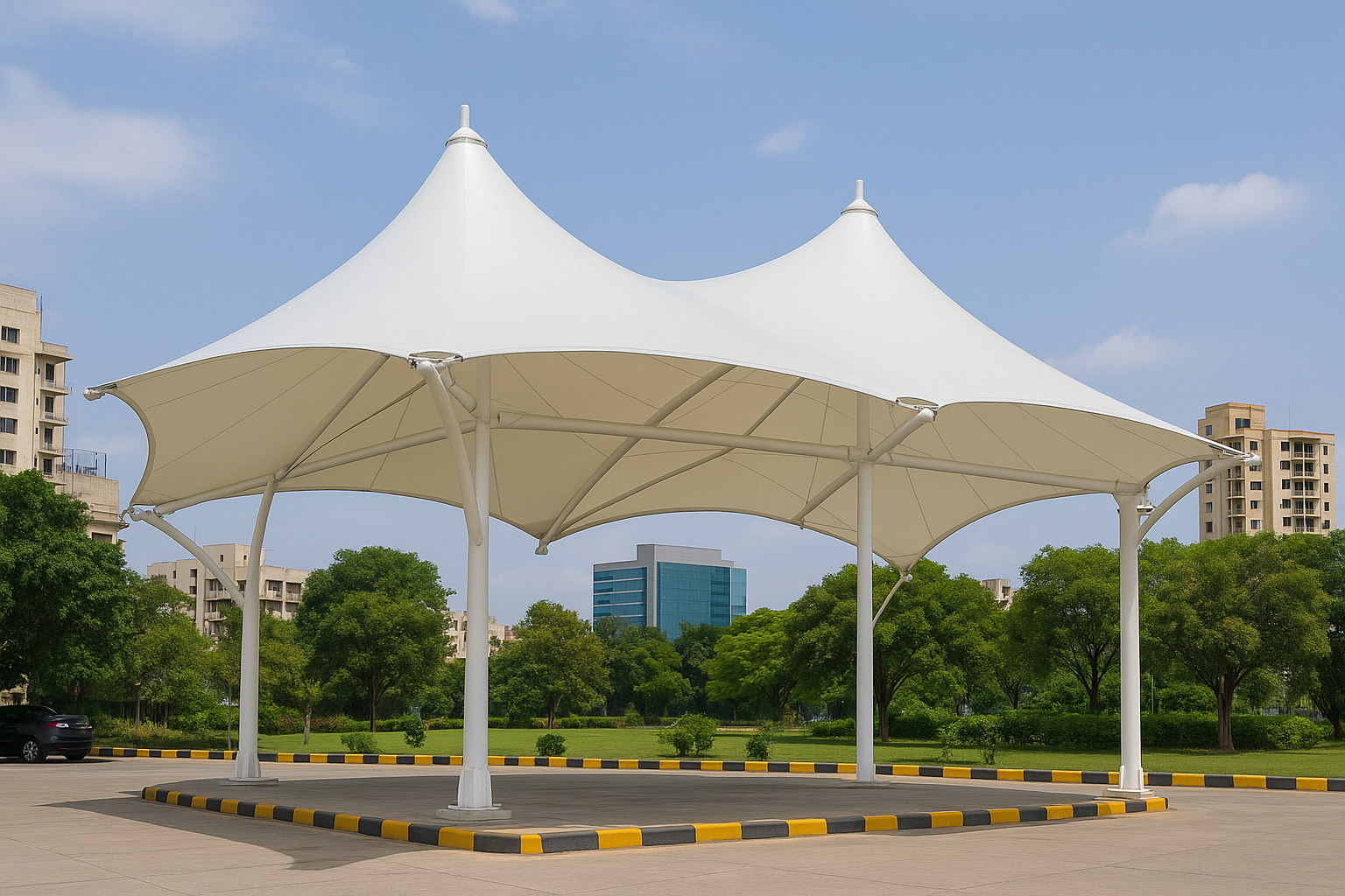 PTFE Coated Glass Cloth Canopies