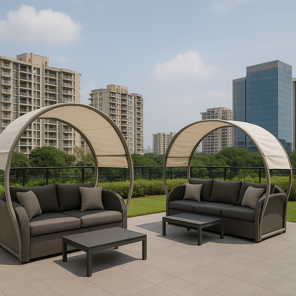 Retractable Canopy Furniture Pods